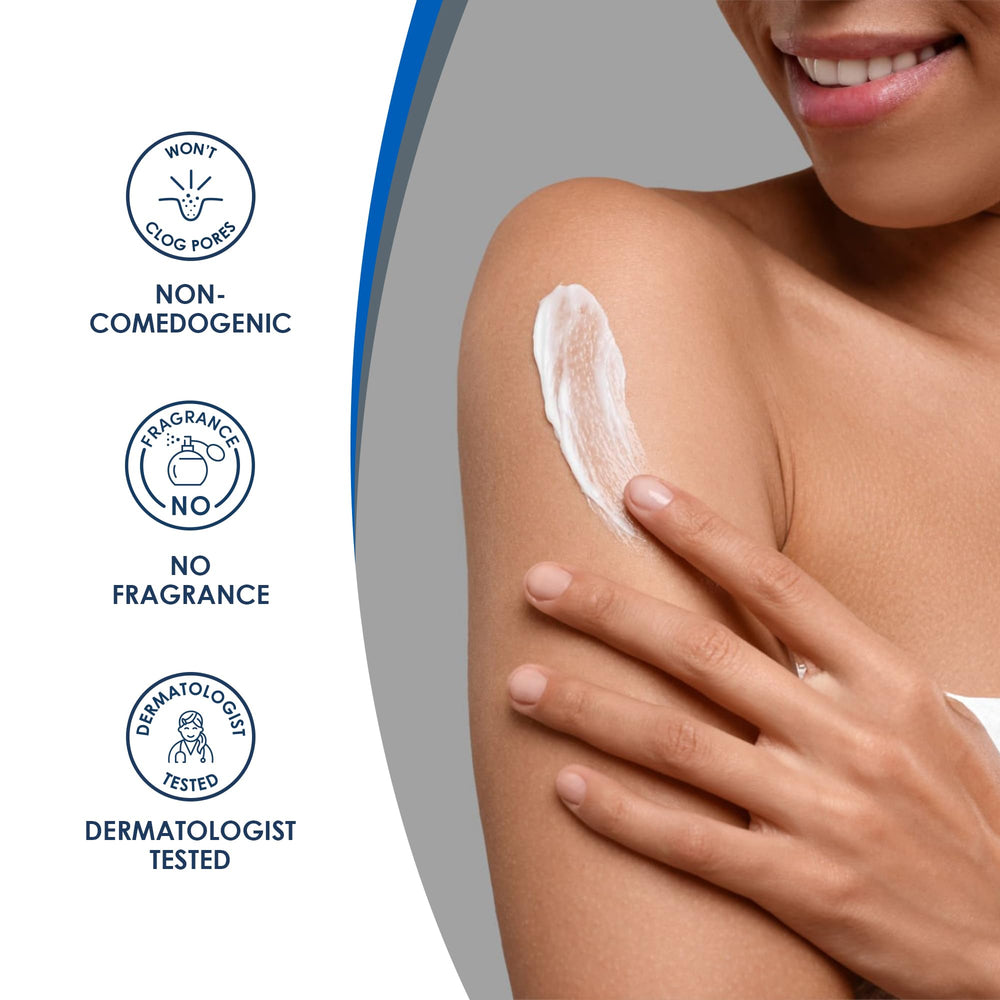 Vanicream application on face demonstrates easy spread and non-irritating formula