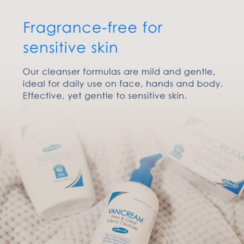 Vanicream Liquid Cleanser Refill for facial cleansing suitable for sensitive skin.