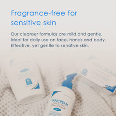 Vanicream Liquid Cleanser Refill for facial cleansing suitable for sensitive skin.