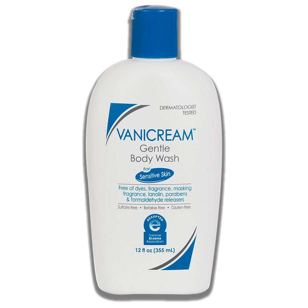 Vanicream trio pack shot, clean, fragrance-free skincare set for balanced daily cleansing.