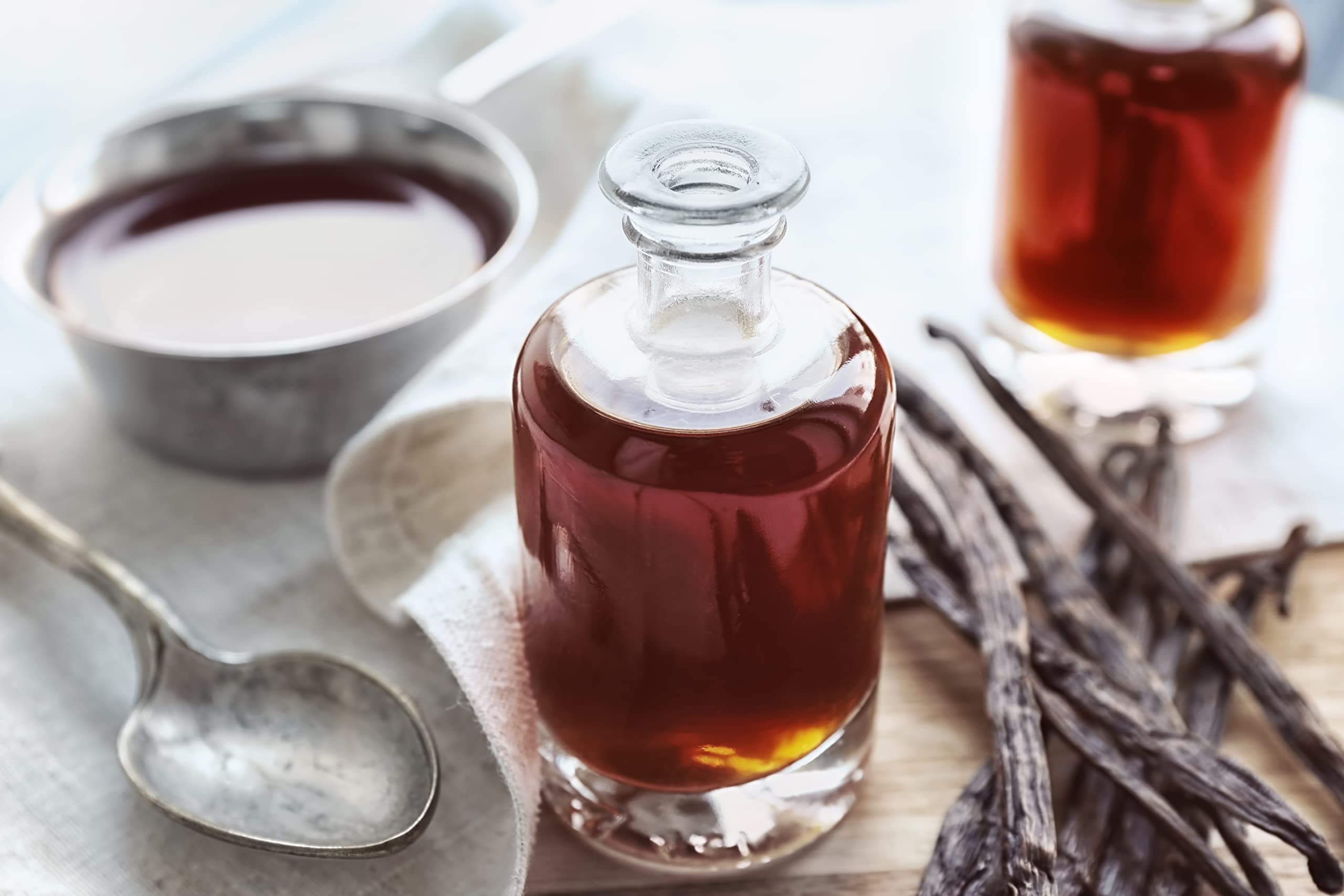 Dessert prep featuring Vanilla Bean Kings vanilla for creamy notes.