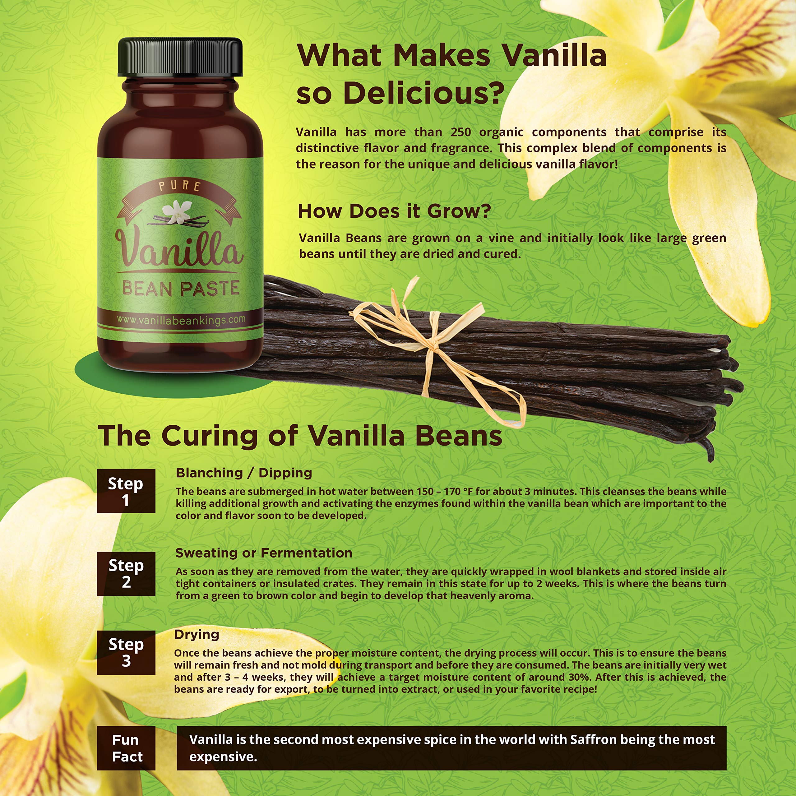 Vanilla Bean Kings rich vanilla aroma elevates custards and sauces