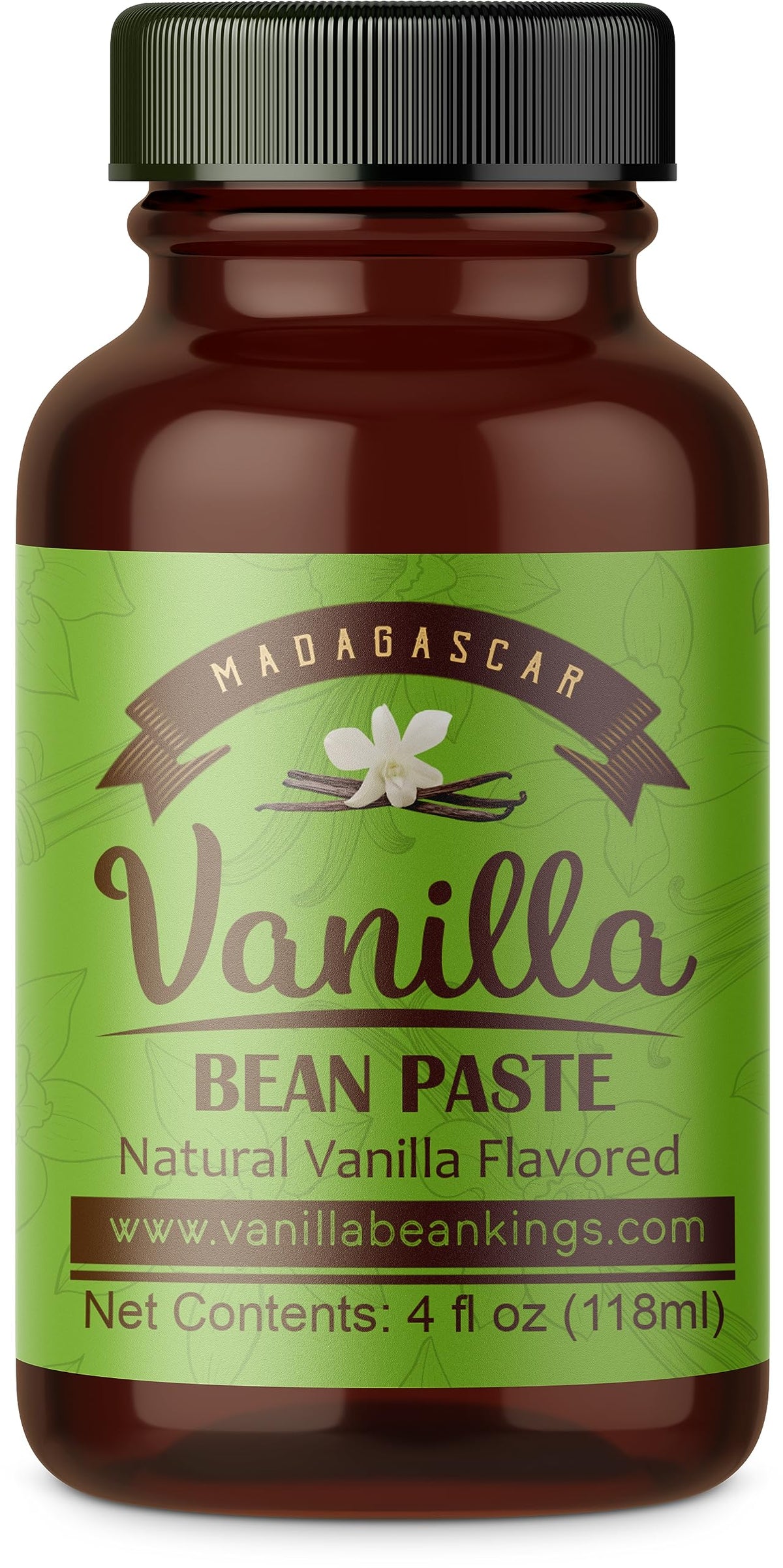 Vanilla Bean Kings vanilla paste swirl with visible seeds for rich flavor in desserts