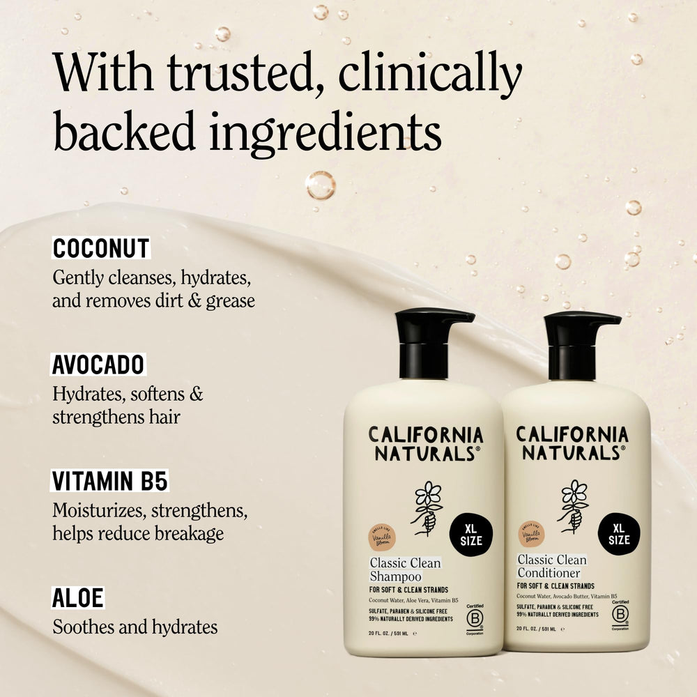Vanilla Bloom Shampoo lather closeup highlighting natural fragrance from botanicals.