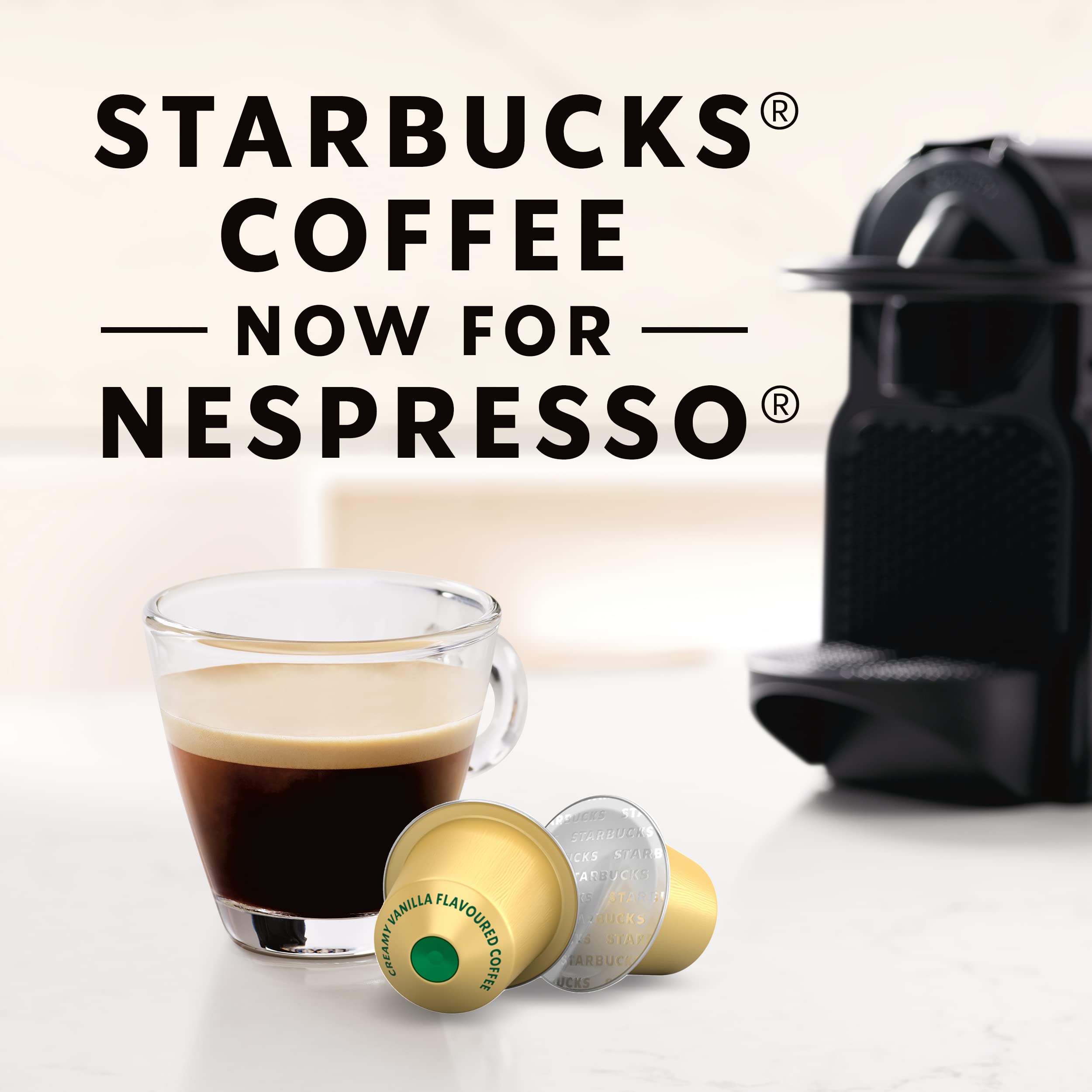 Vanilla-flavored pods from Starbucks for Nespresso enhance morning rituals with a warm profile.