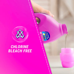 Vanish pink bottle label close-up highlights stain-fighting formula