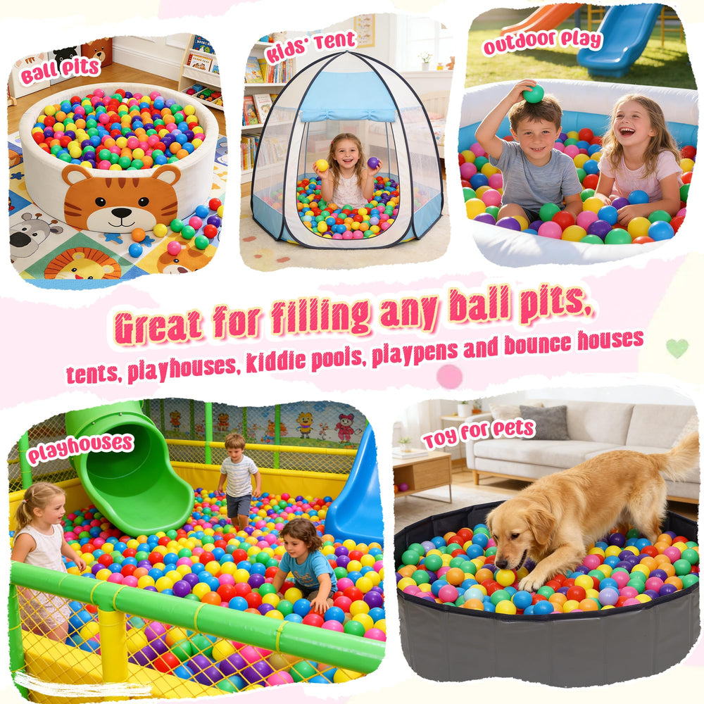 Vanland 100-count ball kit for filling play tents and pools.