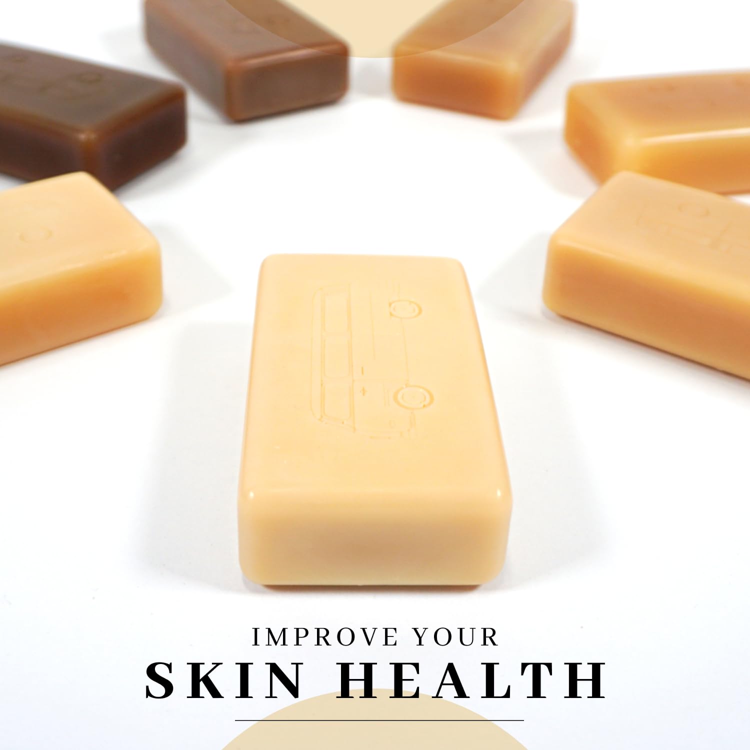 VanMan Beef Tallow Honey Bar Soap ingredients label featuring tallow and vanilla