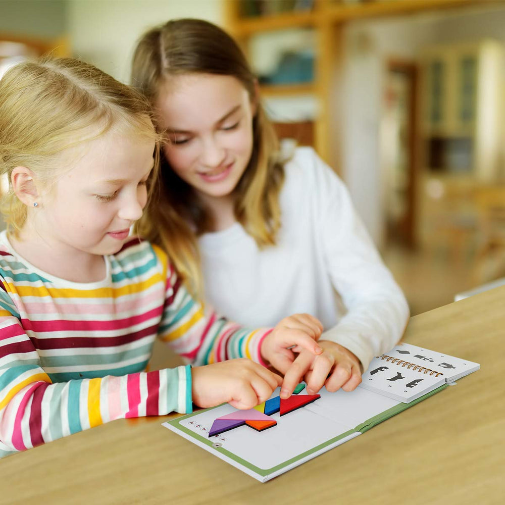 Vanmor color blocks inspire pattern creation for kids and adults.