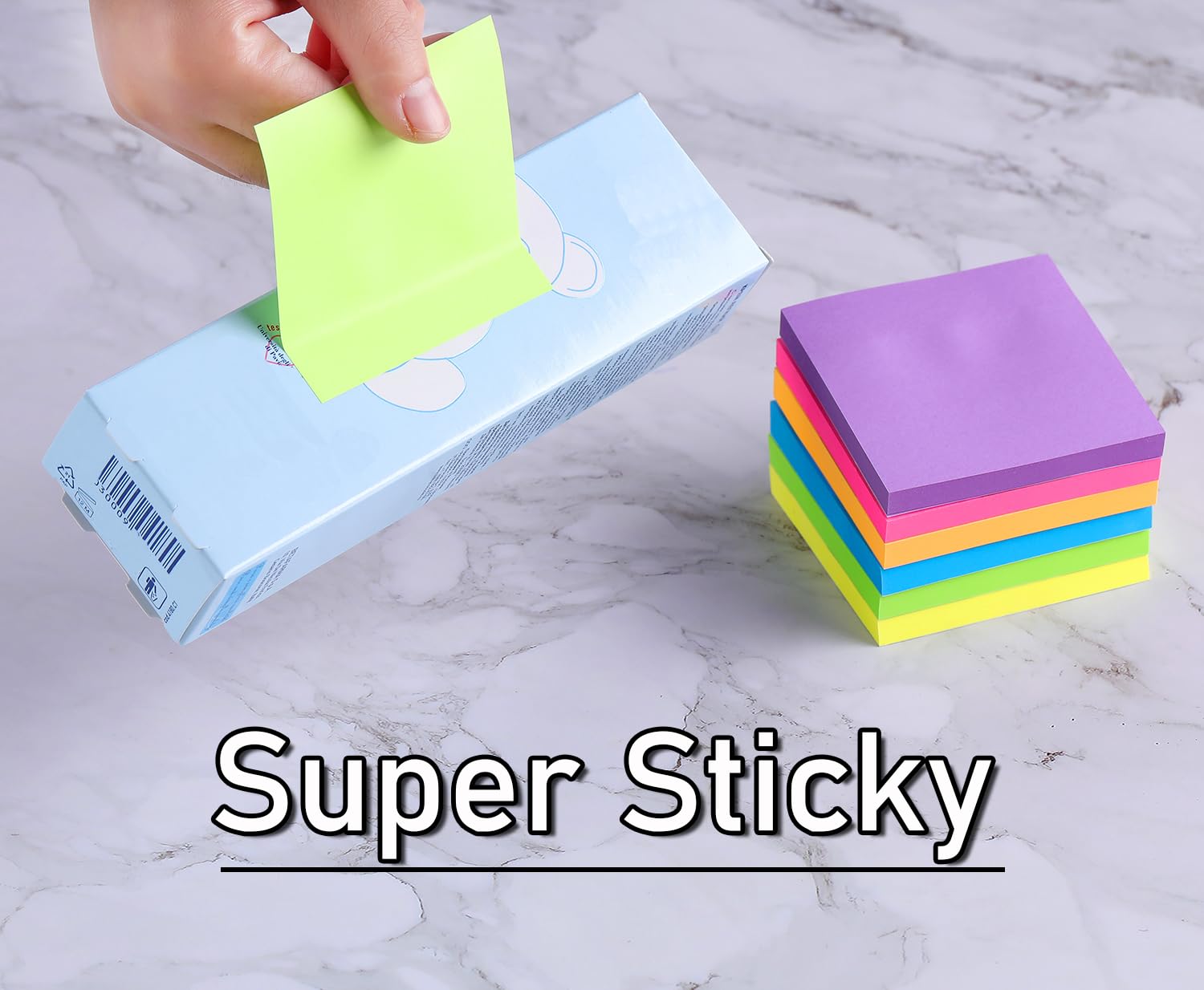 Stick notes on walls, glass, boards, fridges, and desktops.