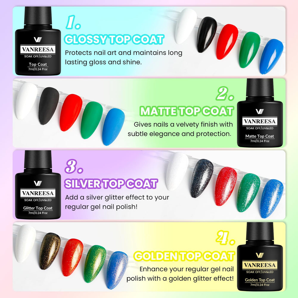 Vanreesa color swatches highlight shades for seasonal manis