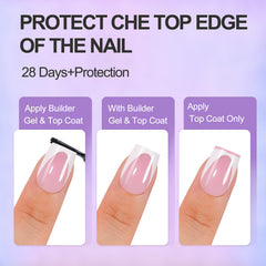 Vansiho 150-piece nail tip set in 15 sizes for a precise fit