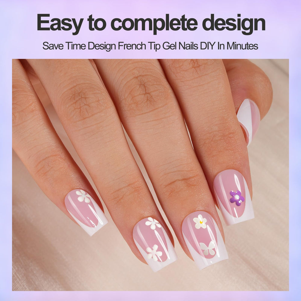 Vansiho gel nail tips with internal sanding technology for stronger adhesion
