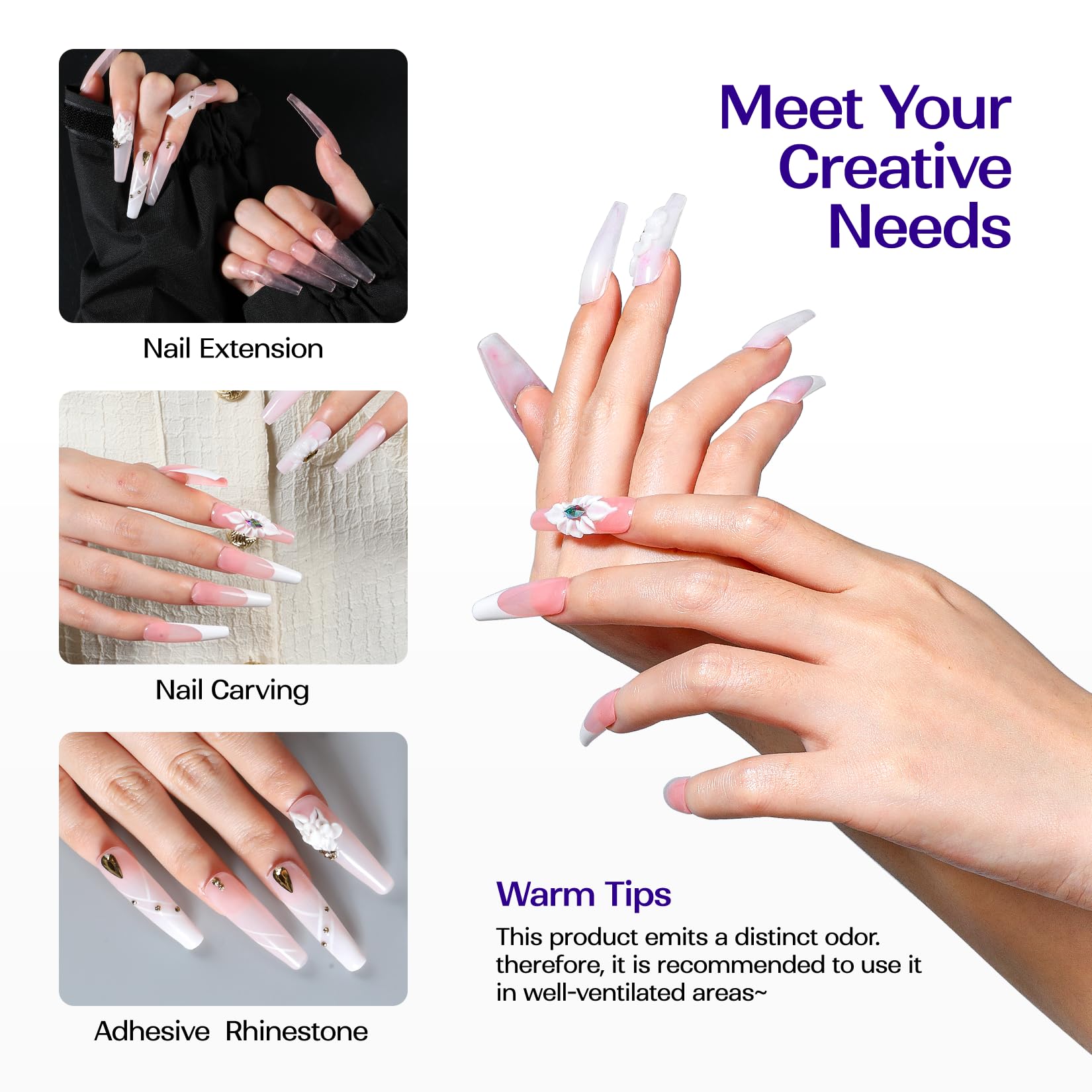VANSISOS 8oz bottle ideal for professional and DIY home nail sessions