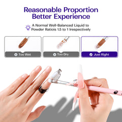 VANSISOS acrylic liquid enables easy application for beginners with quick dry