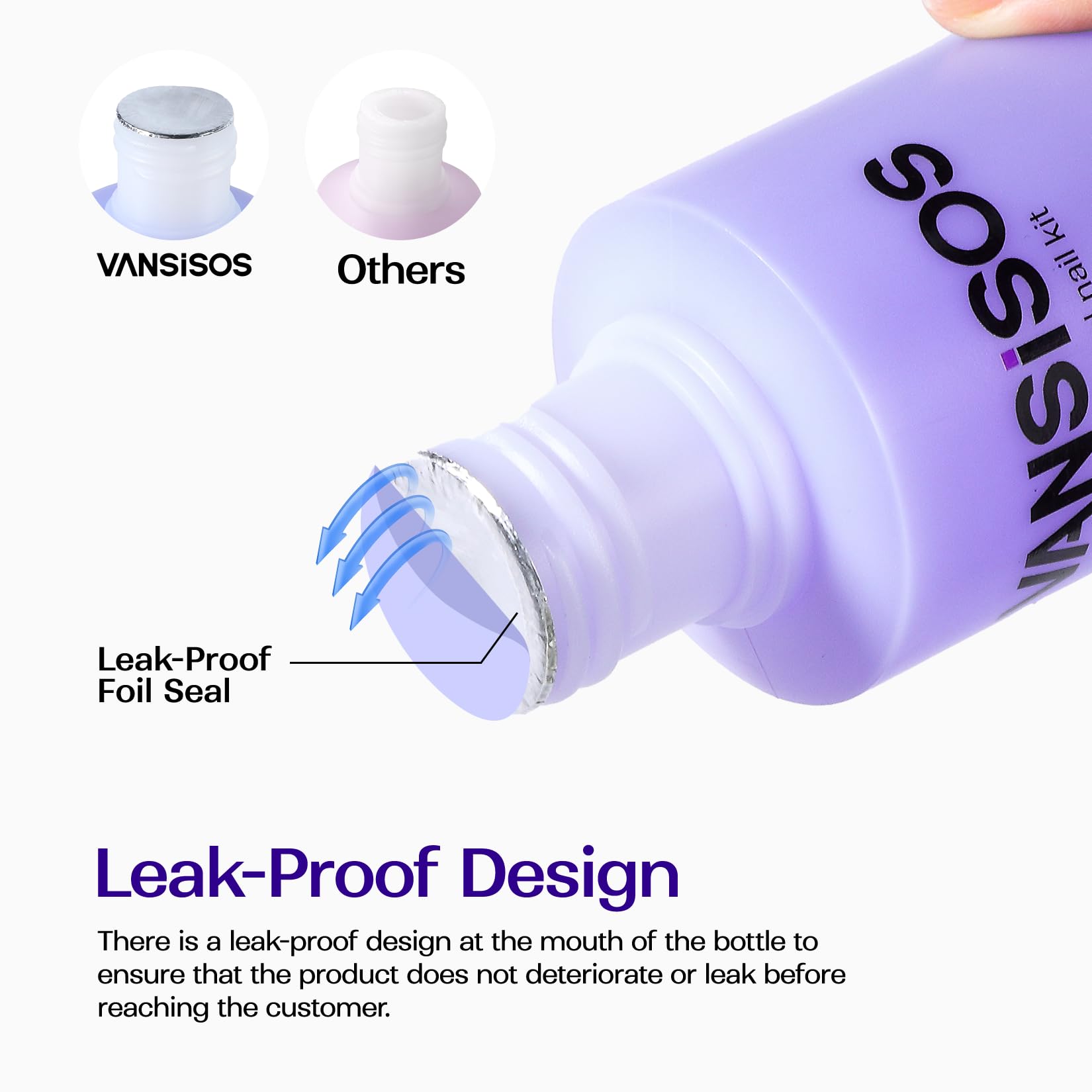 VANSISOS universal compatibility works with any acrylic powder for versatile nail art