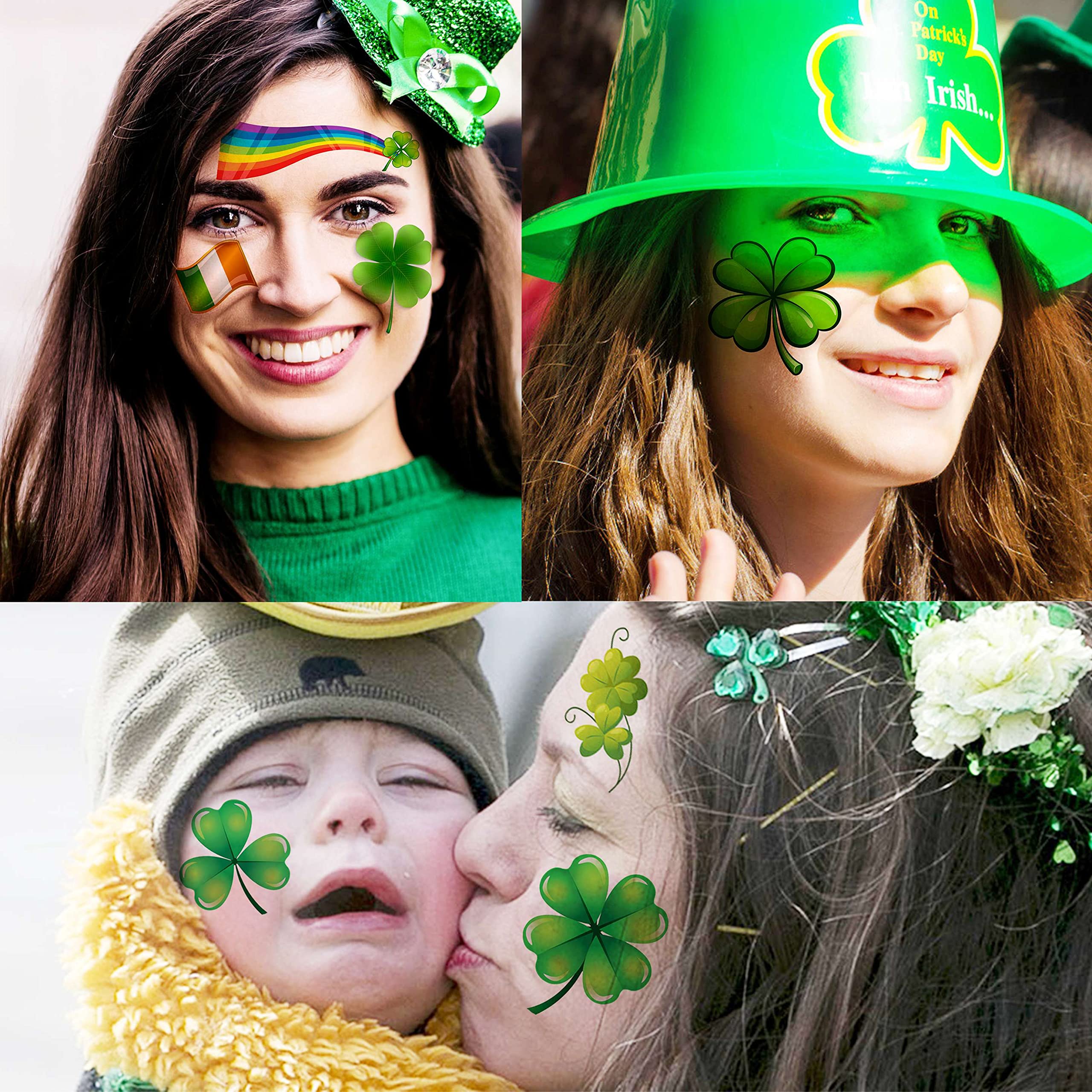 VANTATY four-leaf clover designs for adults, quick application.