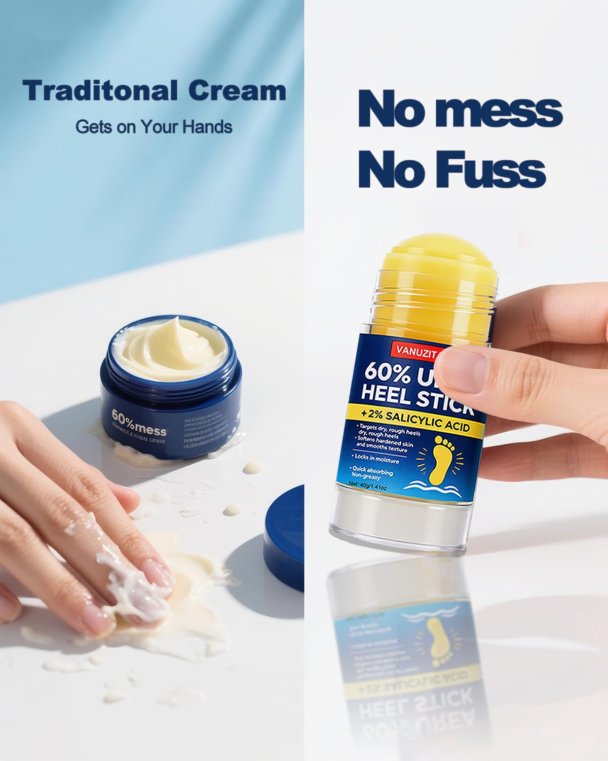 VANUZITARA Elbow and knee care for rough skin.
