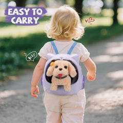 Vanvimen robot dog leash enables guided outdoor pretend walks and exploration.