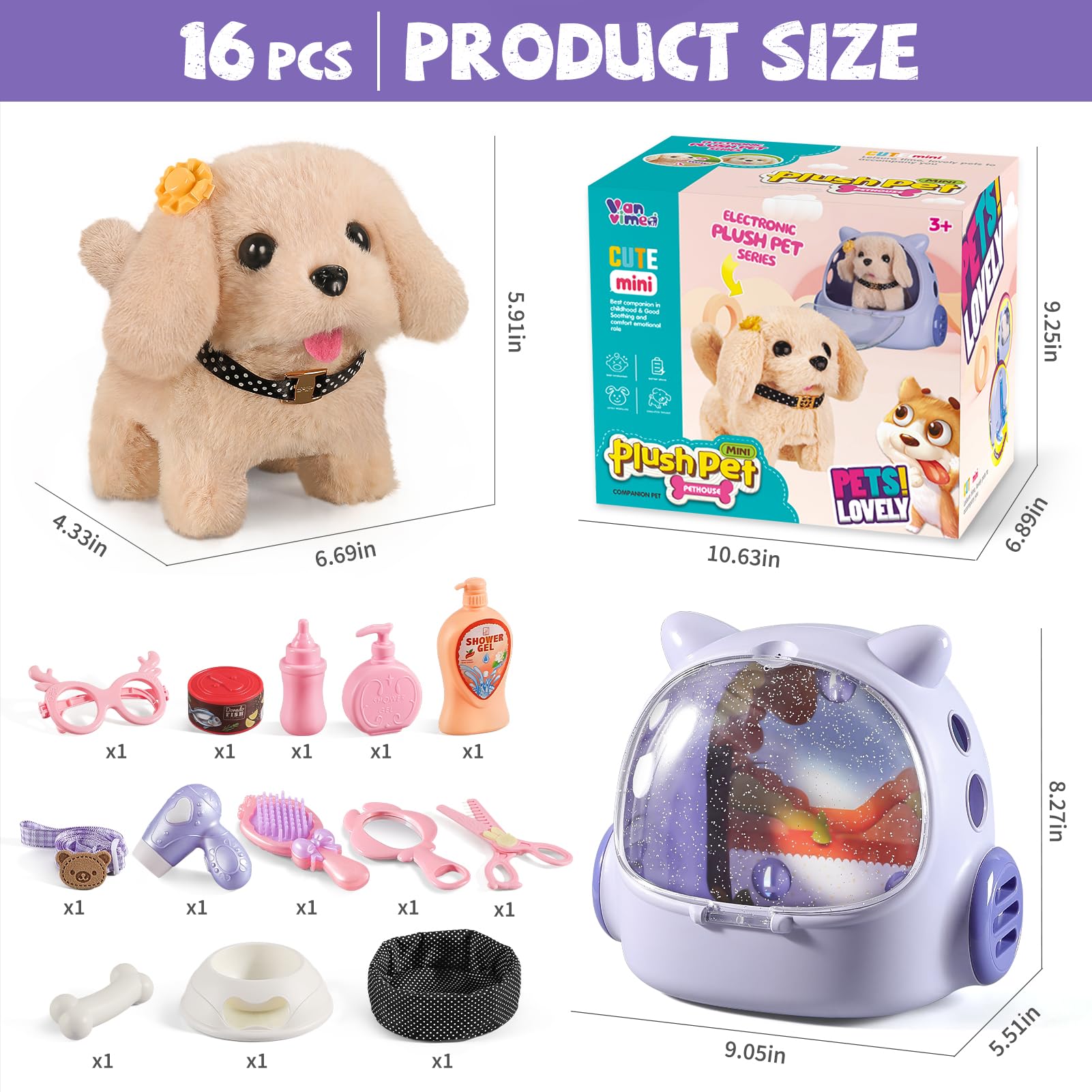 Vanvimen mirrors invite children to check the pup’s look.