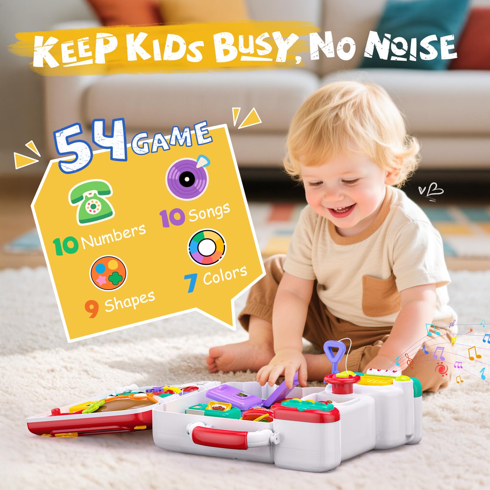 Vanvimen bilingual toy shows English and Spanish mode for early language exposure.