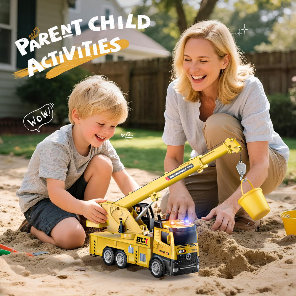 Vanvimen dump truck toy with tilt bed and clunk sounds