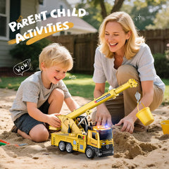 Vanvimen dump truck toy with tilt bed and clunk sounds