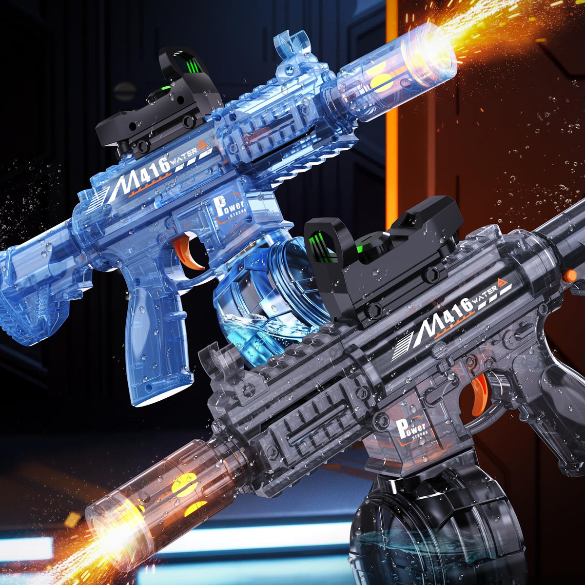 Vanvimen water gun with LED muzzle for evening battles and added glow
