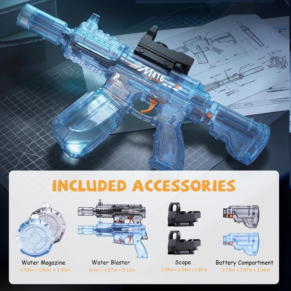 Vanvimen water gun LED glow for night battles and fun