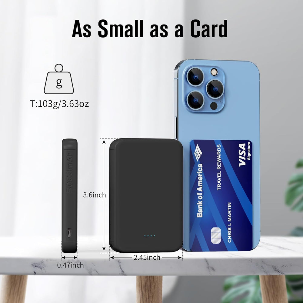 VANYUST S22 5000mAh capacity powers your phone multiple charges