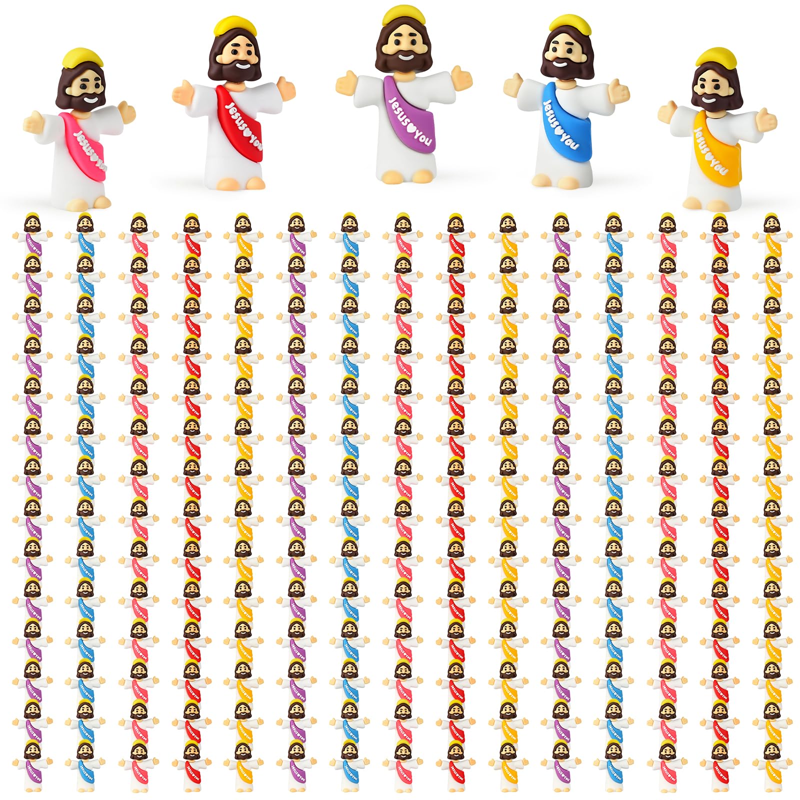VAOHFHA Little Jesus figures for classroom prizes and crafts.