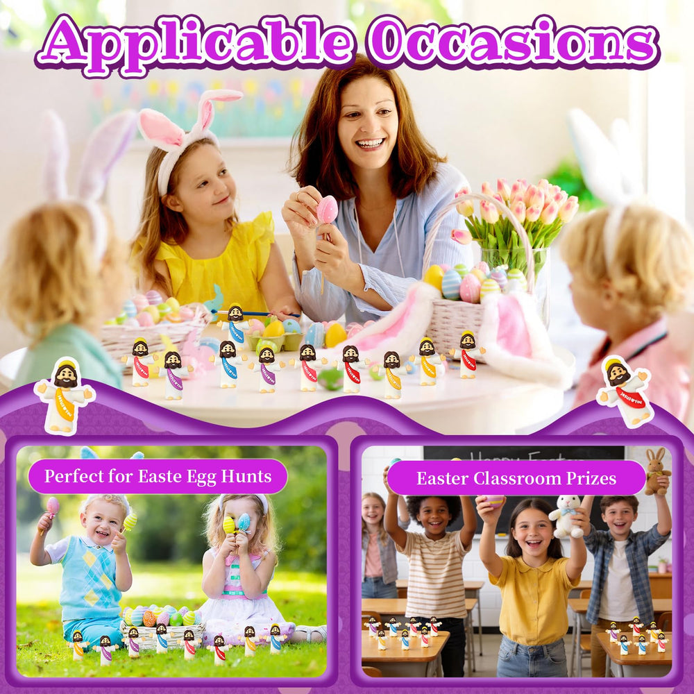 VAOHFHA Little Jesus figures multicolor set, versatile decor and gifts.