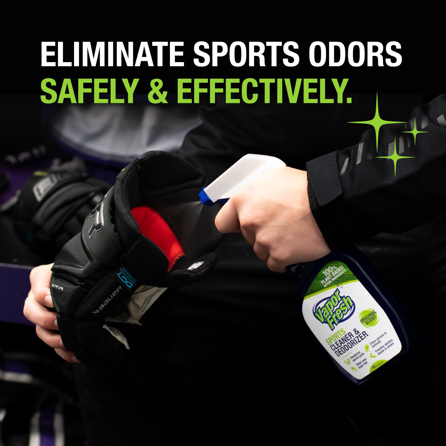 Vapor Fresh boxing gloves cleaning maintains freshness and hygiene