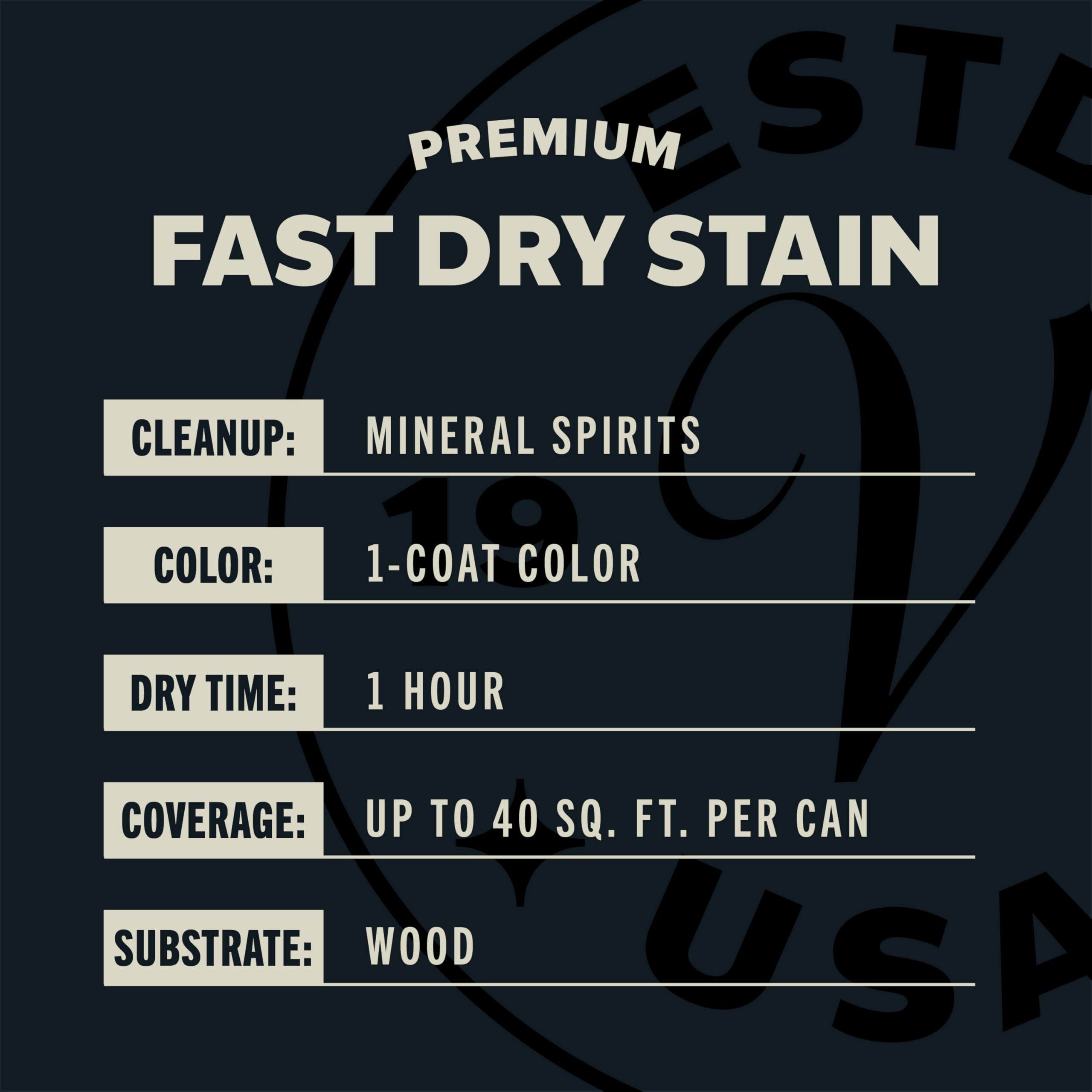 Easy-to-use interior wood stain for faster DIY projects with less mess.