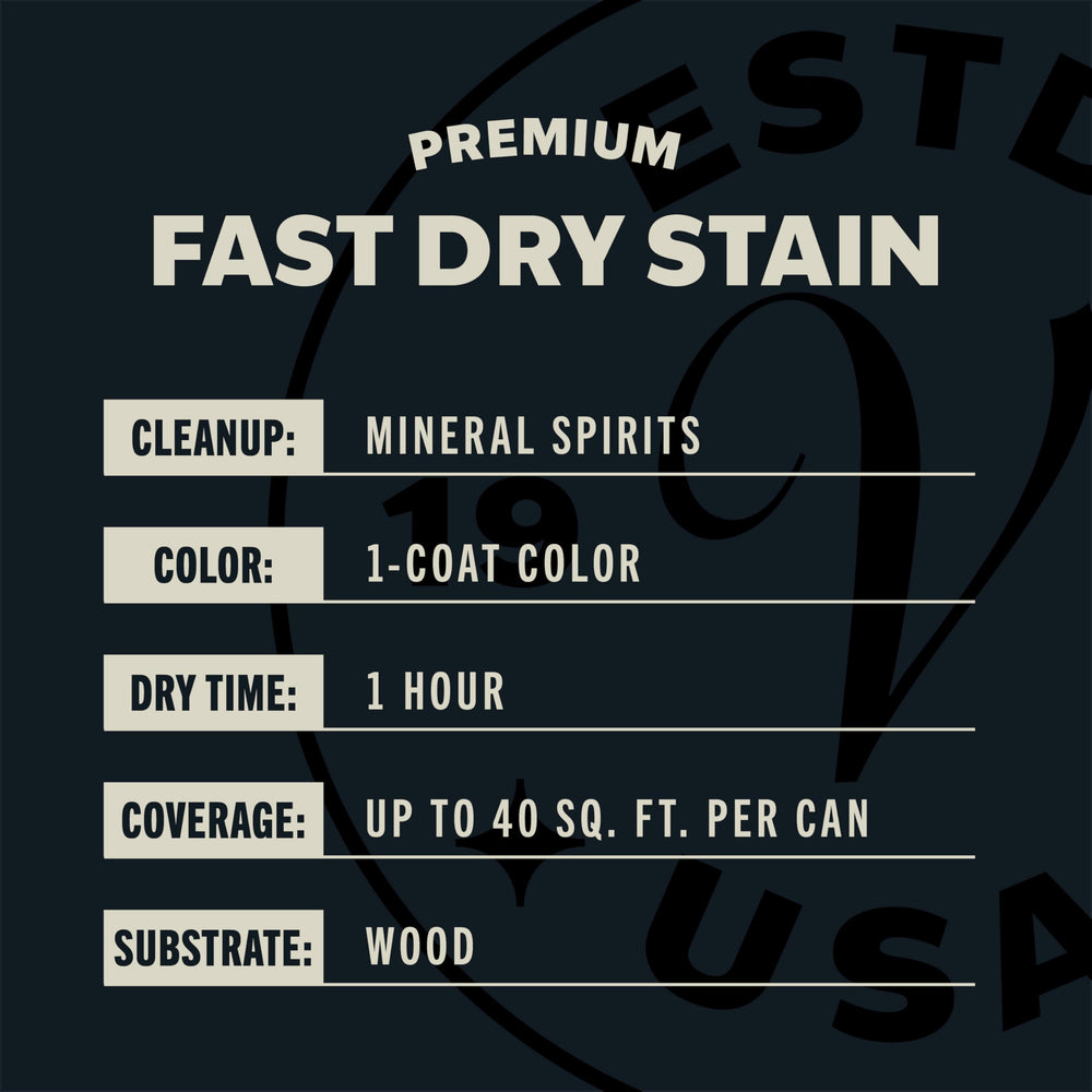 Easy-to-use interior wood stain for faster DIY projects with less mess.