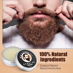 Varolan beard balm tin for deep conditioning and smoother beard texture.