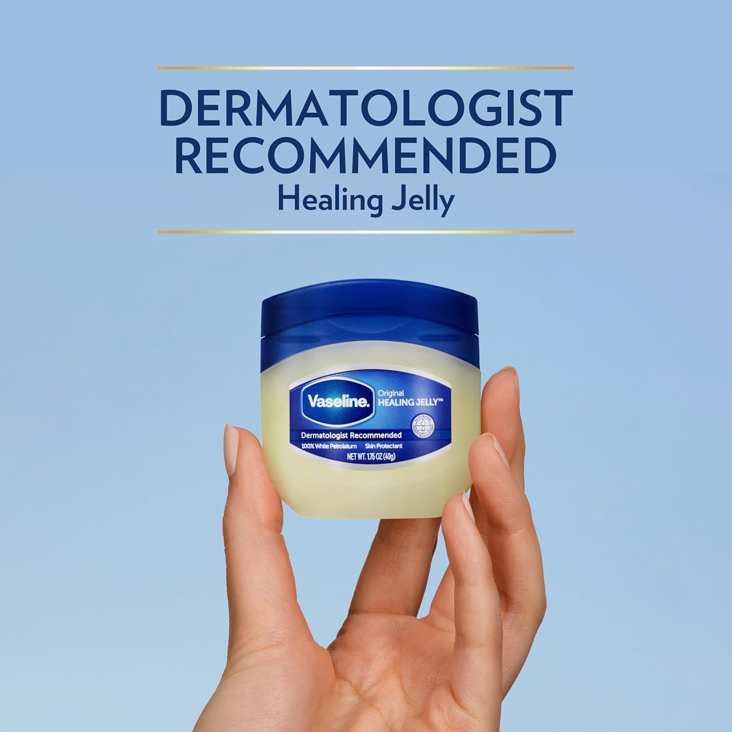 Vaseline on feet for comfortable moisturized skin.