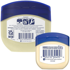Vaseline Cocoa Butter Healing Jelly travel jar 1.75 oz for on-the-go moisture
