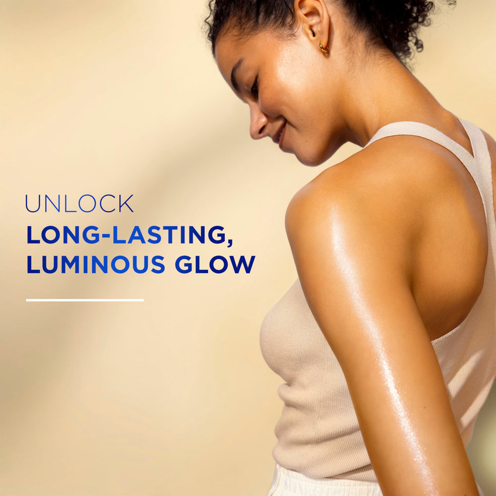 Vaseline Cocoa Radiant glow-look on hydrated skin