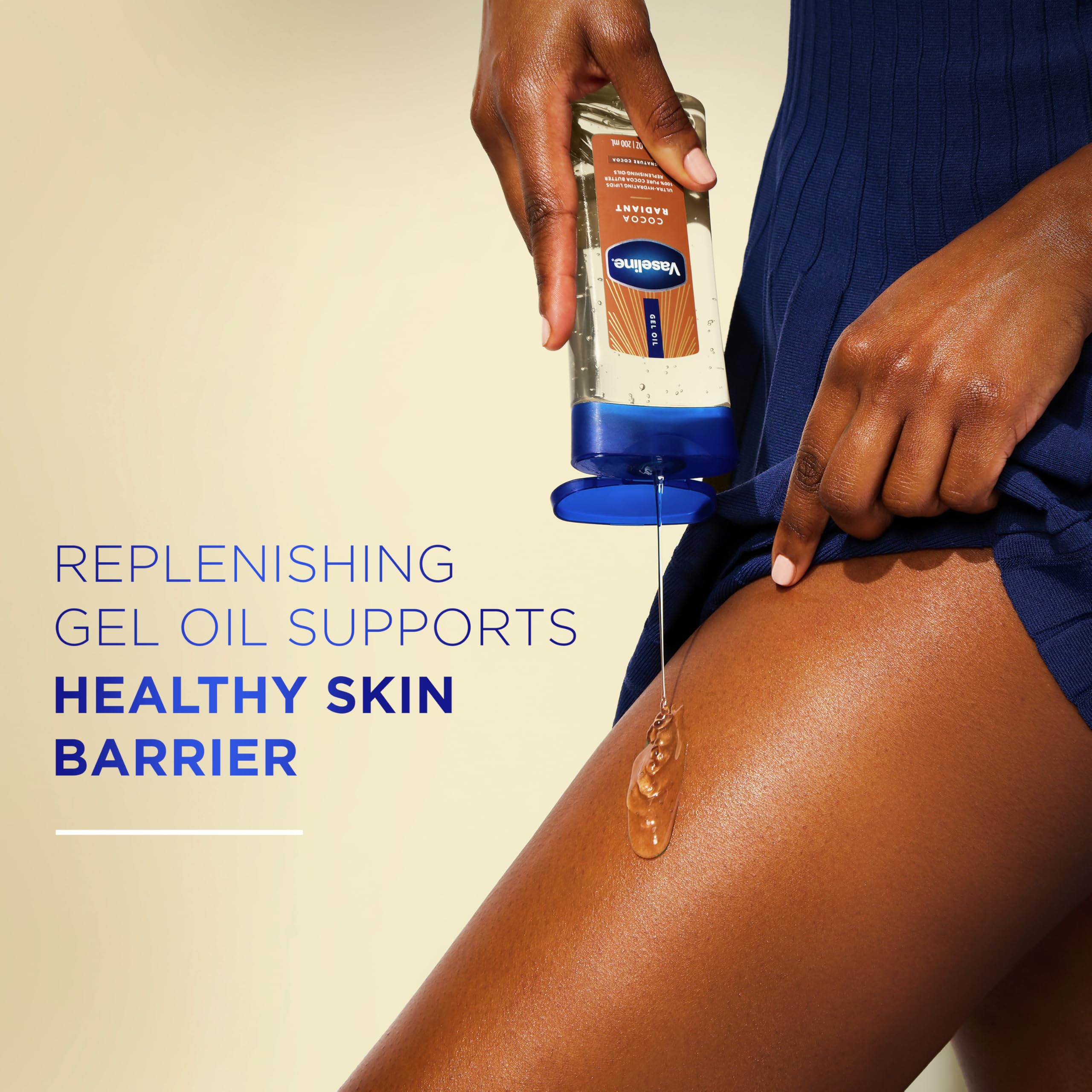 Vaseline Cocoa Radiant quick-absorption scene for daily use