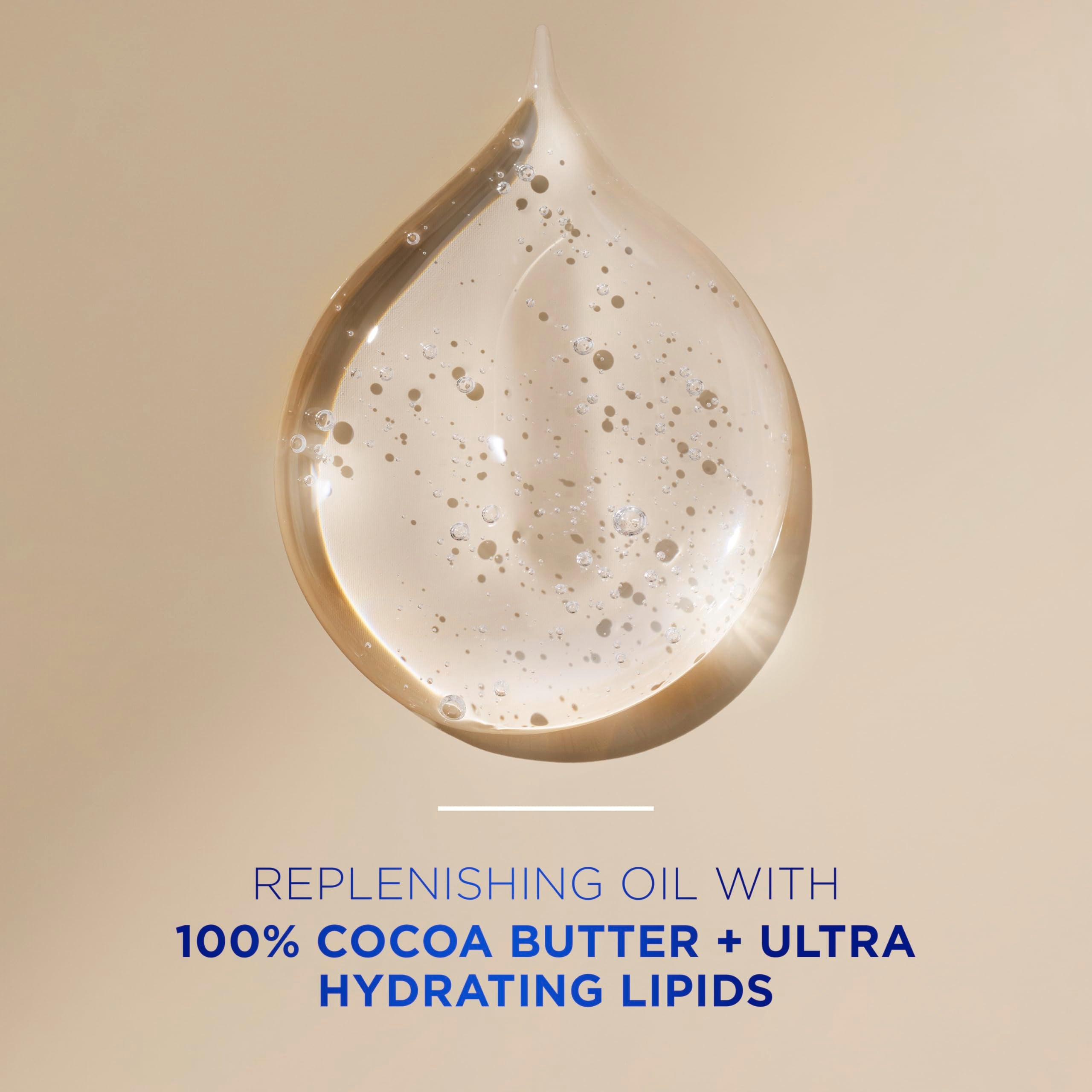 Vaseline Cocoa Radiant skin-contact image showing gentle application