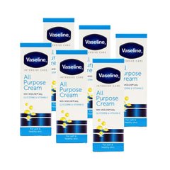 Vaseline All Purpose Cream tube front view showing versatile hydration for all skin types