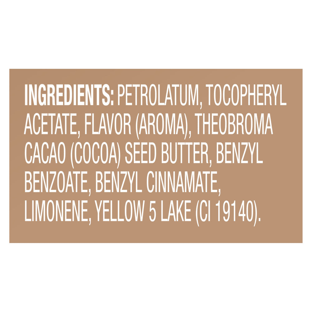 Vaseline Lip Therapy Cocoa Butter Mini label details reference original Wonder Jelly.