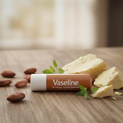 Vaseline Lip Therapy Cocoa Pack Box with 12 sticks for easy stocking