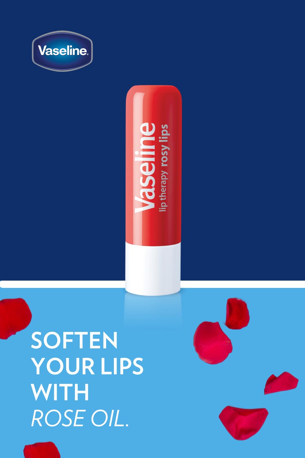 Vaseline Lip Therapy on desk or in bag for easy access