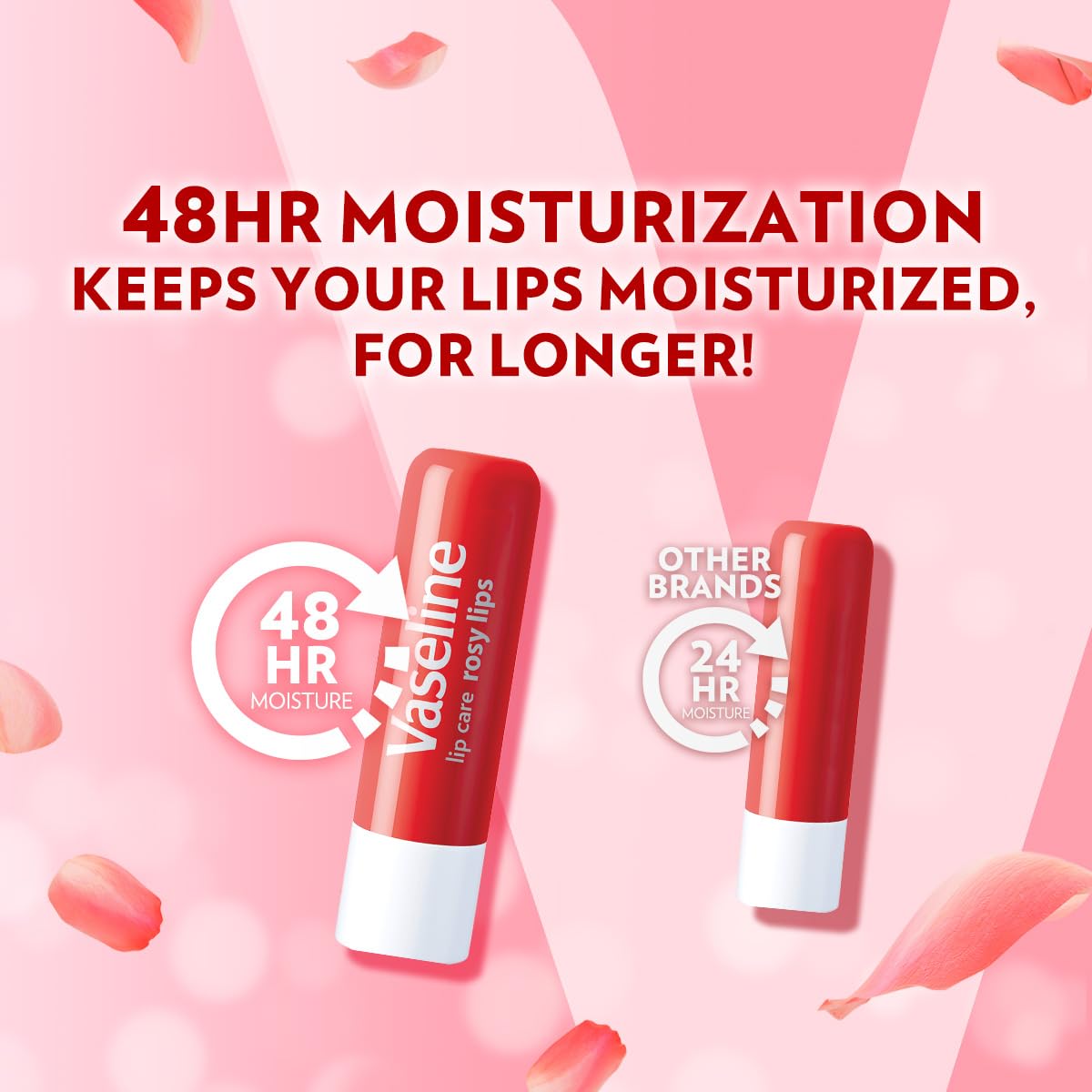 Vaseline Lip Therapy non-greasy formula with quick absorption