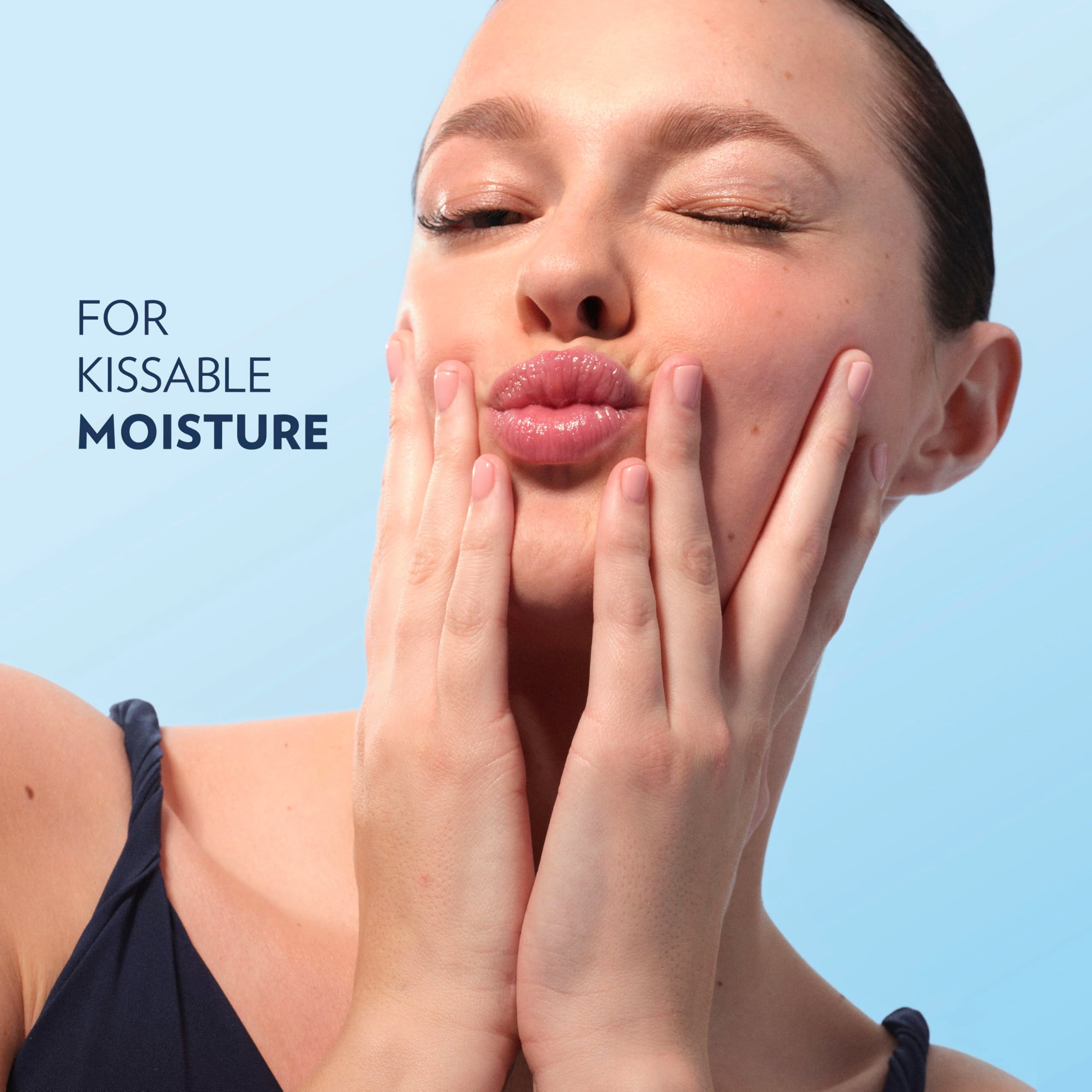 On-the-go use: user applying lip balm from Original Mini pack.