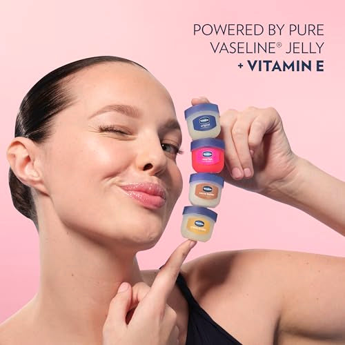 Vaseline Lip Therapy Rosy Lips Mini daily-use formula delivers skin-friendly moisture.