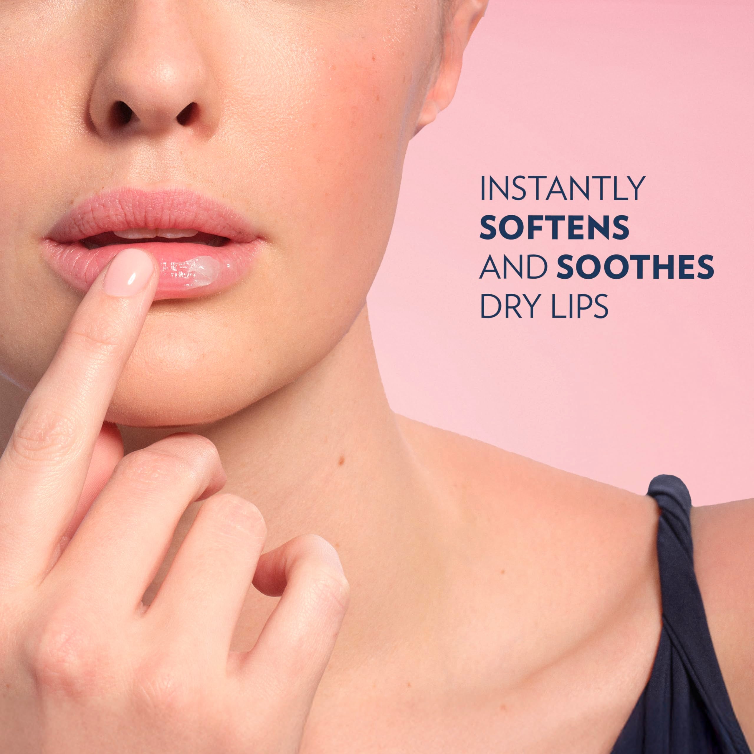 Vaseline Lip Therapy Rosy Lips Mini weather protection helps lips face outdoors.