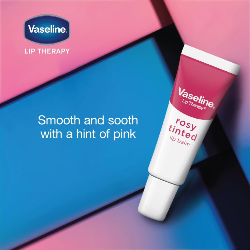 Vaseline Lip Therapy Rosy Lips rosy tint on natural lips while keeping them smooth.